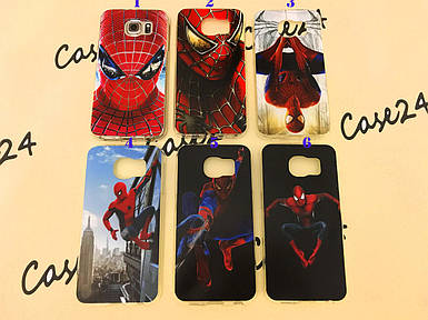 TPU чохол Print для Samsung Galaxy S6 G920 осіб павук