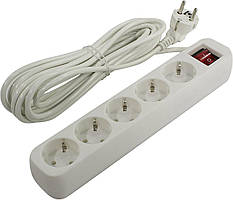 Мережевий подовжувач Defender s550, 5 розеток, 5м