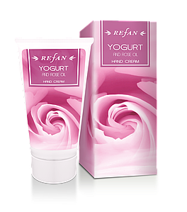Крем для рук " Йогурт и масло розы"