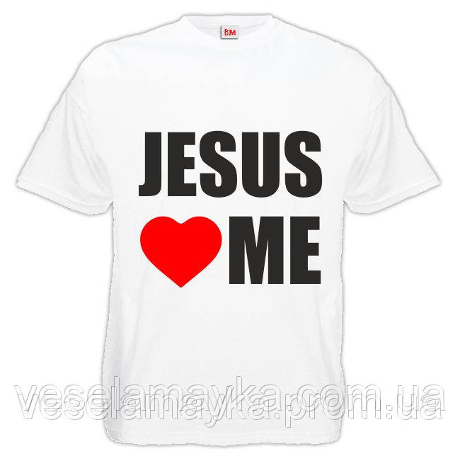 Футболка "Jesus love me", фото 1