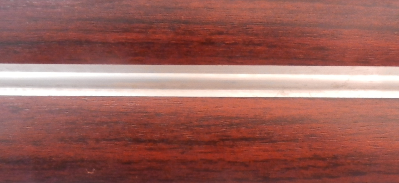 Карниз алюмінієвий 2,5 м, махагон, фото 1