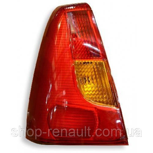 Ліхтар задній жовтий лівий у складі (з лампочкою) Logan фаза 1 ASAM 30307