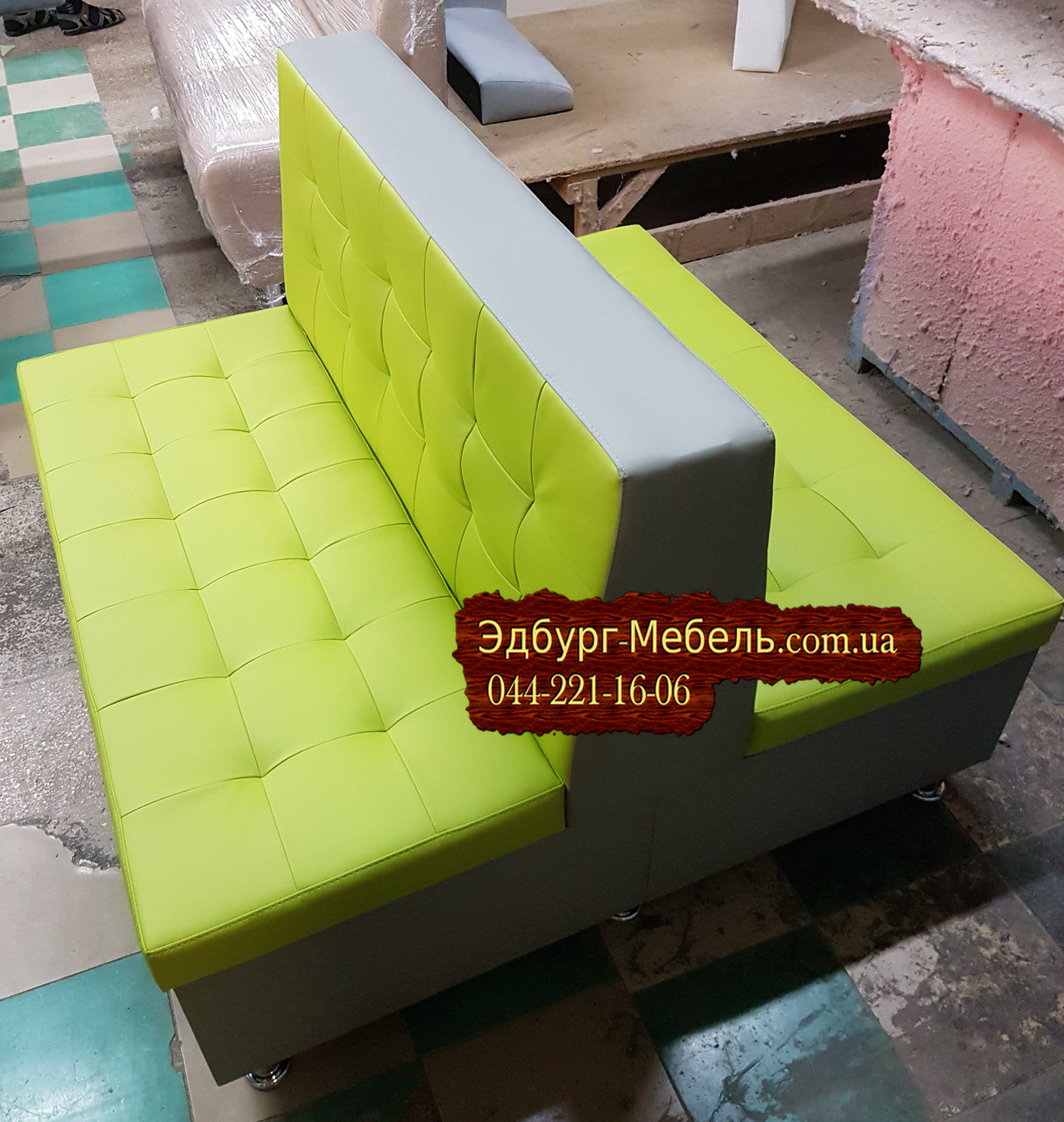 Диван у кафе подвійний під замовлення, фото 1