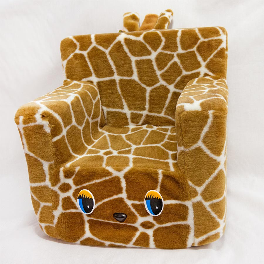 Дитяче м'яке крісло жаккард жираф