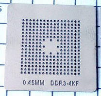 BGA трафарет 0,45 mm DDR3-4KF