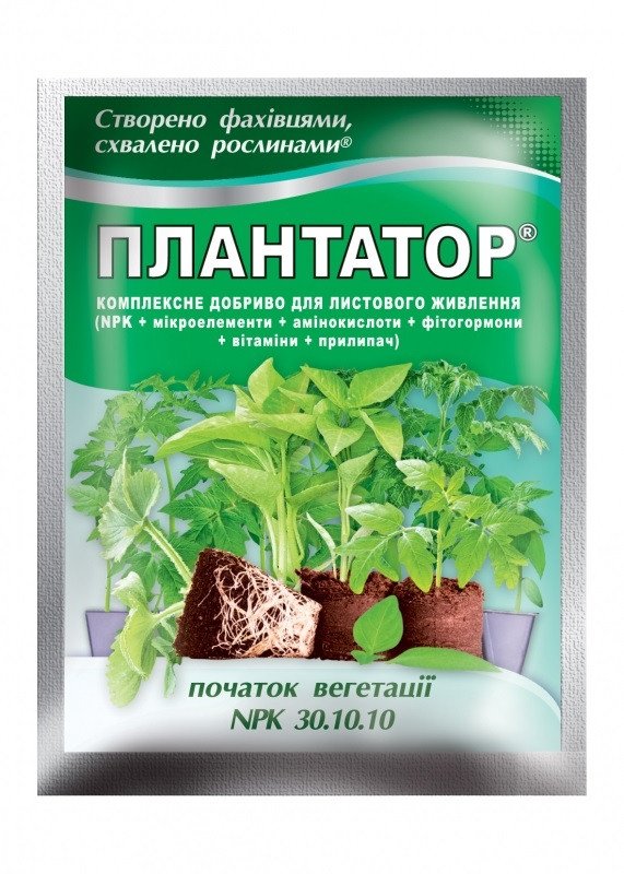 Добриво Плантатор Початок вегетації NPK 30-10-10, 25 г, Кіссон