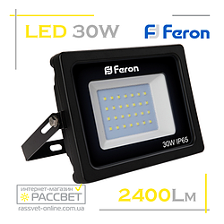 Світлодіодний LED прожектор Feron LL-530 30 W 28 LED 6400 K 2400 Lm