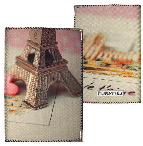 Обкладинка на паспорт Paris je t'aime (тканина), фото 1