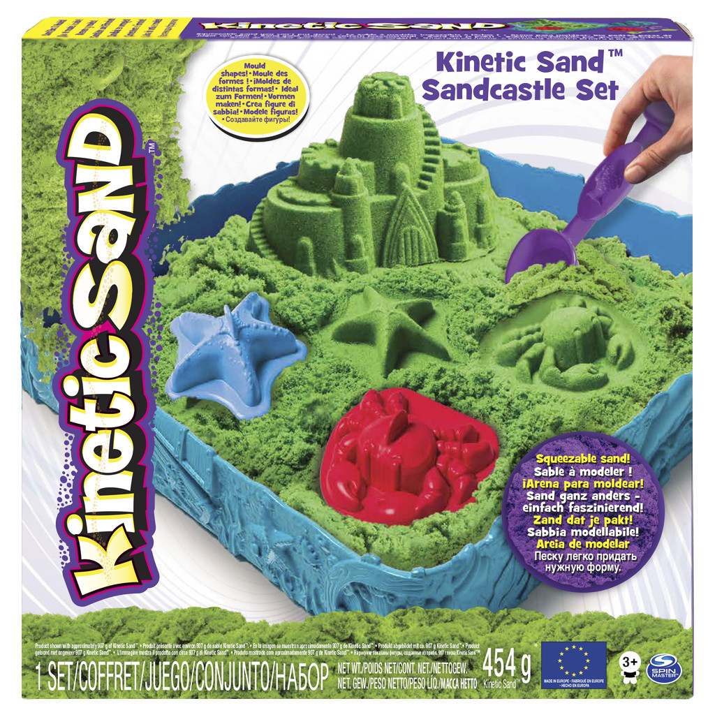 Набір Кінетичного піску — Kinetic San Замок із піску Kinetic Sand 71402G зелений