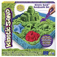Набір Кінетичного піску - Kinetic San Замок з піску Kinetic Sand 71402G зелений, фото 1