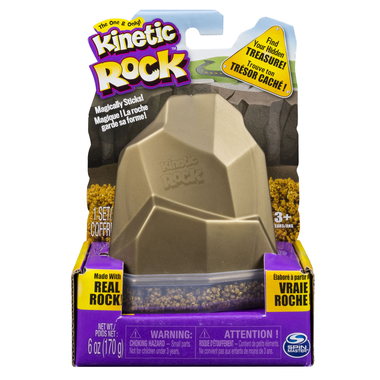 Кінетичний гравій Kinetic Rock Kinetic Sand & Kinetic Rock 11302G золотий