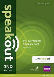 Speakout 2nd Pre-Intermediate SB+DVD with MyEnglishLab