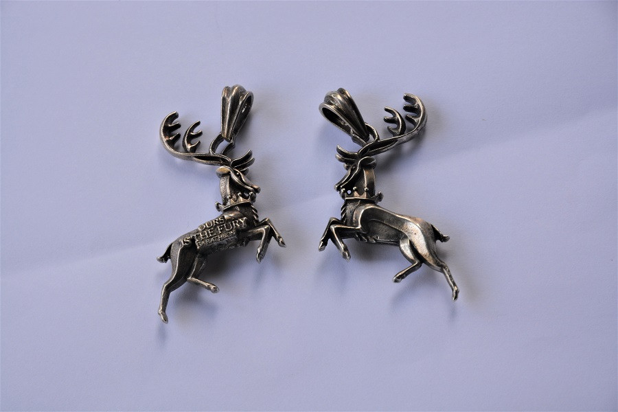 Кулон коронований олень Гра Престолів дім Баратеони