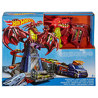 Трек Хот Вилс Битва с драконом Hot wheels Dragon blast playset