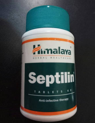 SEPTILIN Himalaya Природний антибіотик Септилін, 60 таблеток, фото 3