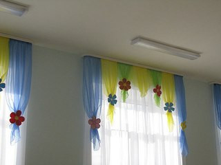 Комплект штор "Цвітик-семіквіт" для дитячих садків, шкіл, дитячих таборів, санаторіїв
