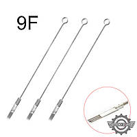 Голки для тату стерильні 9F (Flat)