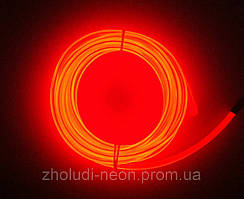 Холодний неон 2.2 мм. — світловий дріт 2-го кліт. Колір — червоний (розниця, опт)