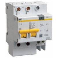 Диференційний автоматичний вимикач АД12 2Р 25А 30мА ІЕК