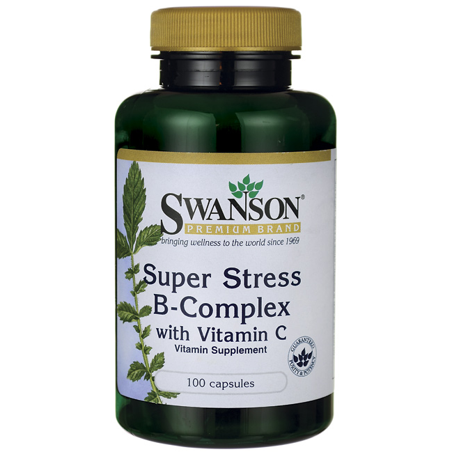 Комплекс Витамина B & Витамин C, Super Stress Vitamin B-Complex with ...