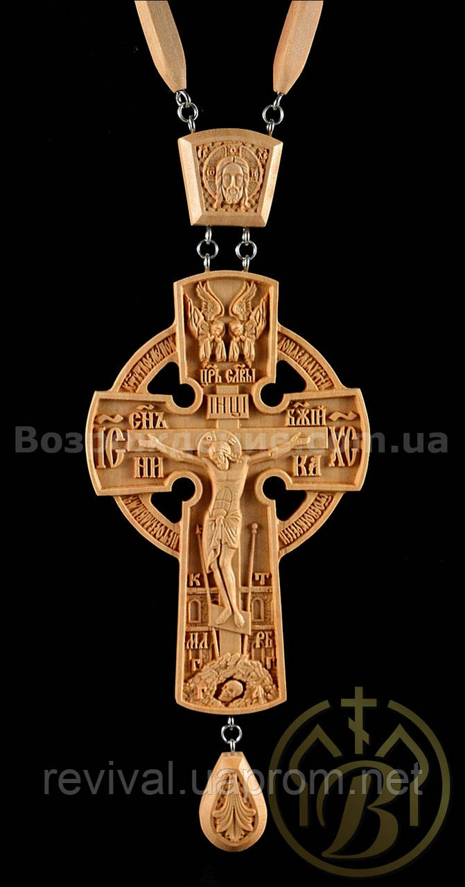 Крест наперсный наградной №11 (деревянный) - фото 1 - id-p592715149
