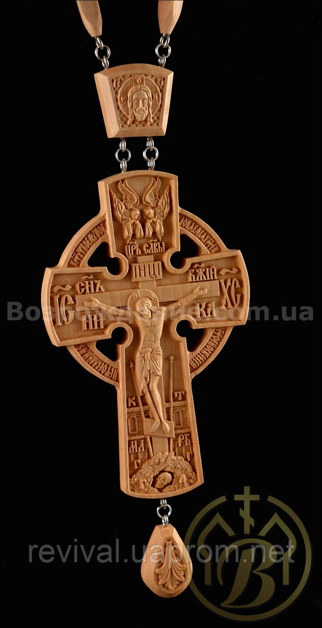 Крест наперсный наградной №11 (деревянный) - фото 2 - id-p592715149
