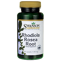 Корінь Родіоли, Rhodiola Rosea Root, Swanson, 400 мг, 100 капсул