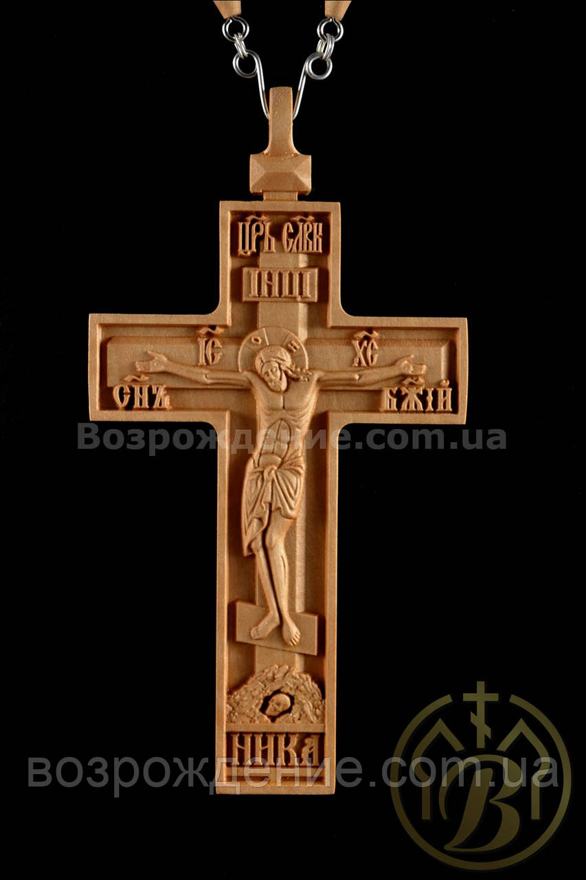 Хрест наперсний протоієрейський No3 (дерев'яний), фото 1