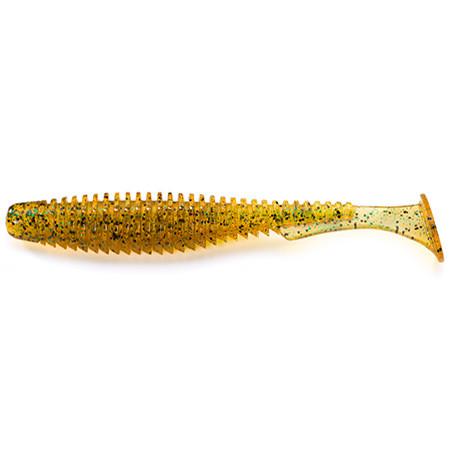 Силикон FISH UP U-Shad 2.5"- #036 - Caramel/Green & Black