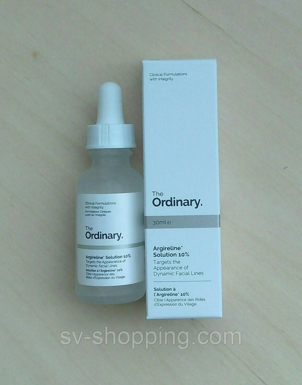 The Ordinary Argireline Solution 10%, 30ml — перешкоджає появі зморщок