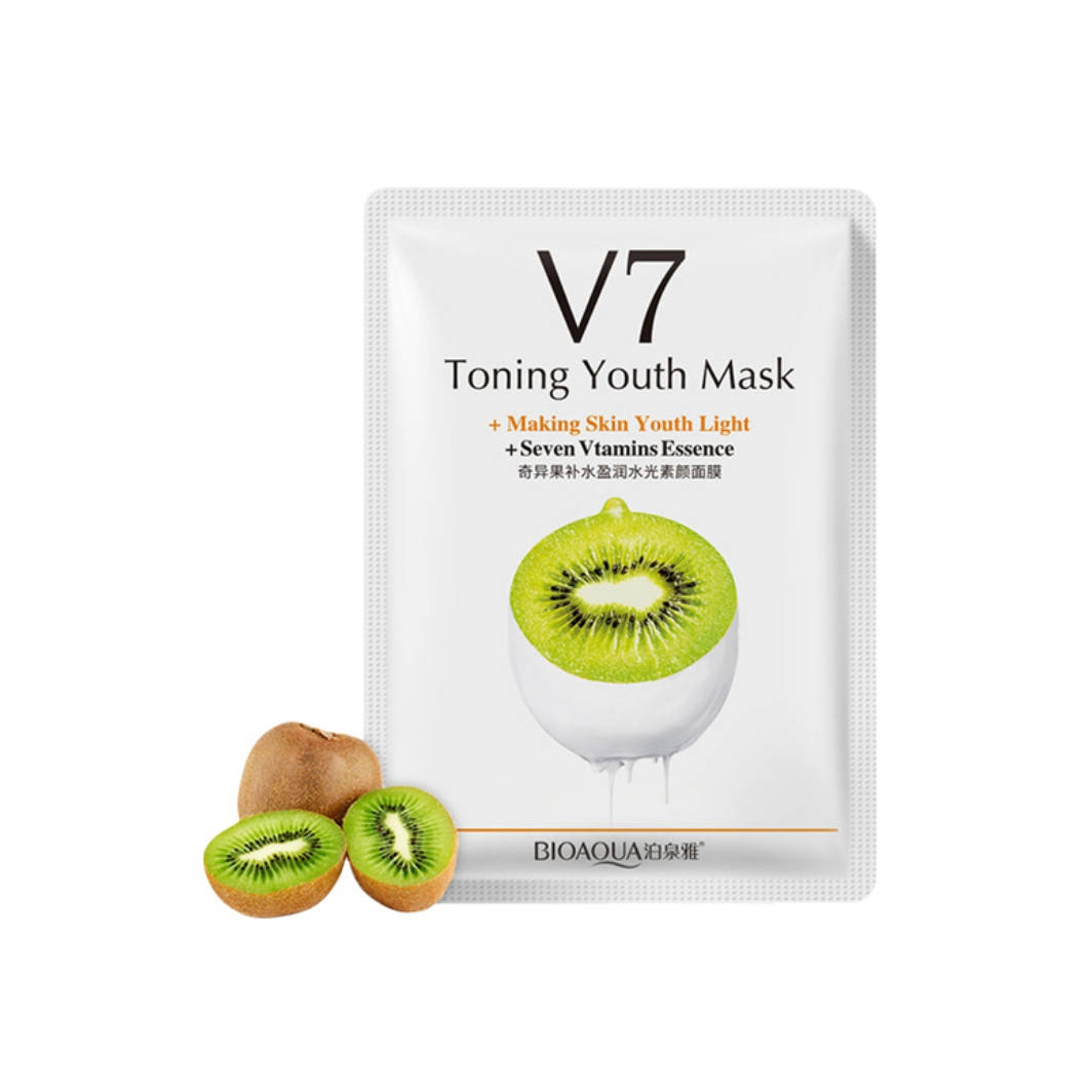 

Увлажняющая тканевая маска Bioaqua Toning Youth Mask V7 Kiwi