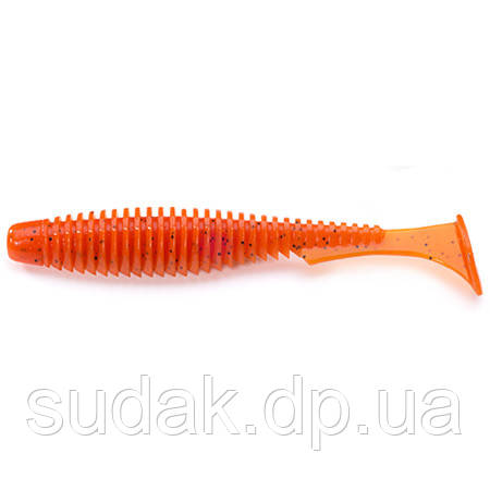 Силикон FISH UP U-Shad 3"- #049 - Orange Pumpkin/Black