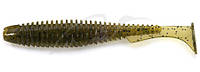 Силикон FISH UP U-Shad 4"- #045 - Green Pumpkin/Red&Black