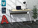 Письмовий стіл мінімалізм дизайнерський без тумб Z-110 Loft Design, фото 4