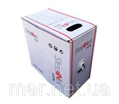 Кабель вита пара Step4Net UTP кат 5е, CCA 4*2*0,51, PE, 305