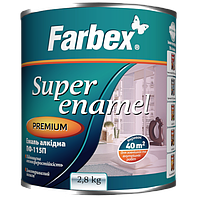 Емаль алкідна "Farbex" ПФ-115П вишнева 2,8 кг