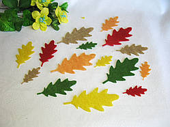 Осіннє листя з фетру. Дуб