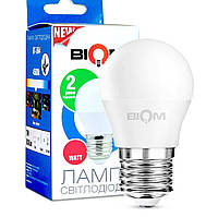 Светодиодная лампа Biom G45 7w E27 4500K