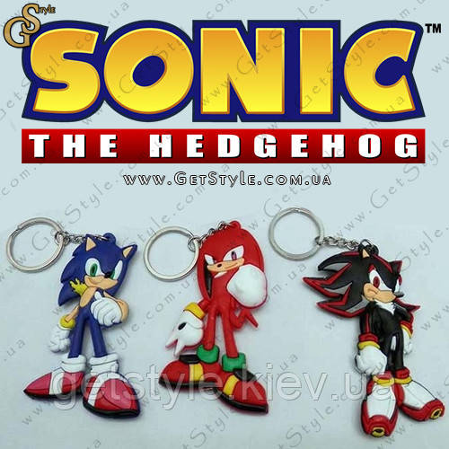 Брелки Сонік Sonic Keychain 3 шт.