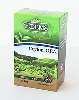 Зелений листовий чай «Edems Ceylon O.P.A.» (70г)