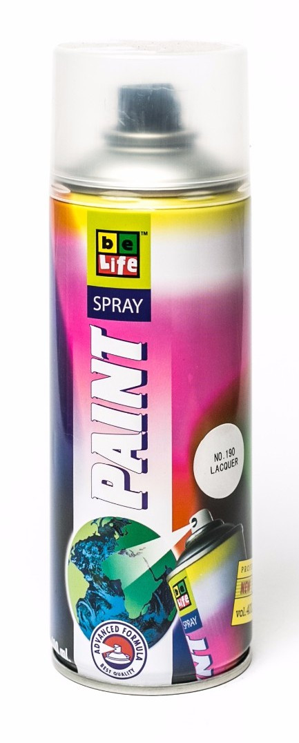 Аерозольний лак BeLife Lacquer Universal 400мол 191 матовий
