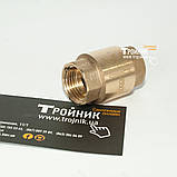 Клапан зворотний кульовий 1/2" з латунним штоком Europa STA, фото 7