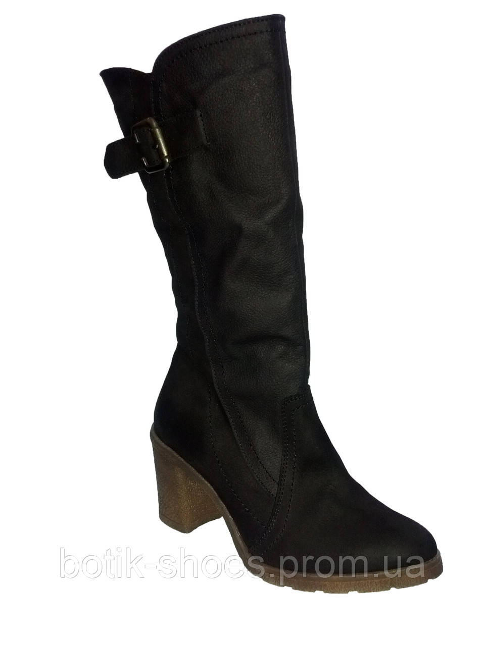 Польские зимние женские сапоги из натуральной кожи на устойчивом каблуке комфорт 39 размер Kofodziej 7595 2021 - фото 2 - id-p234025005