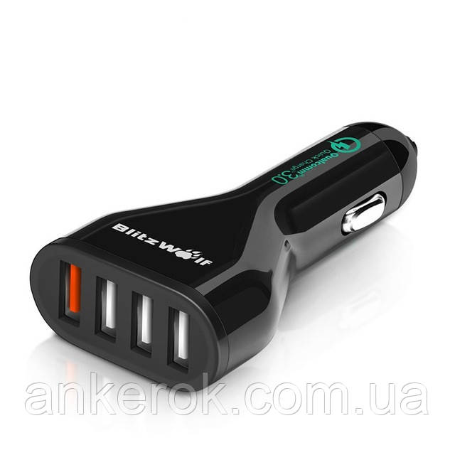 Автомобільний зарядний пристрій USB Blitzwolf BW-C10