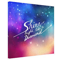 Картина на полотні Shine bright like a diamond 50х50 см (H5050_16L027)