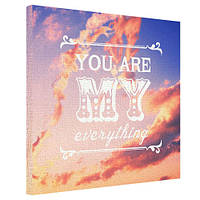 Картина на полотні You are my everything 50x50 см (H5050_LV034)