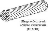 Шнур азбестовий ШАОН 10 мм (азбошнур), фото 4