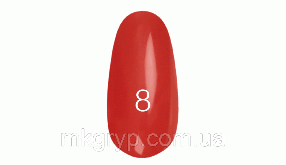 Лак для нігтів № 8 коралово-червоний
