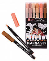 Набір акварельних маркерів Sakura KOI Manga 6 кольорів