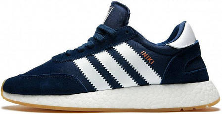 Чоловічі кросівки AD Originals Iniki Runner Boost Dark Blue . ТОП Репліка ААА класу., фото 2